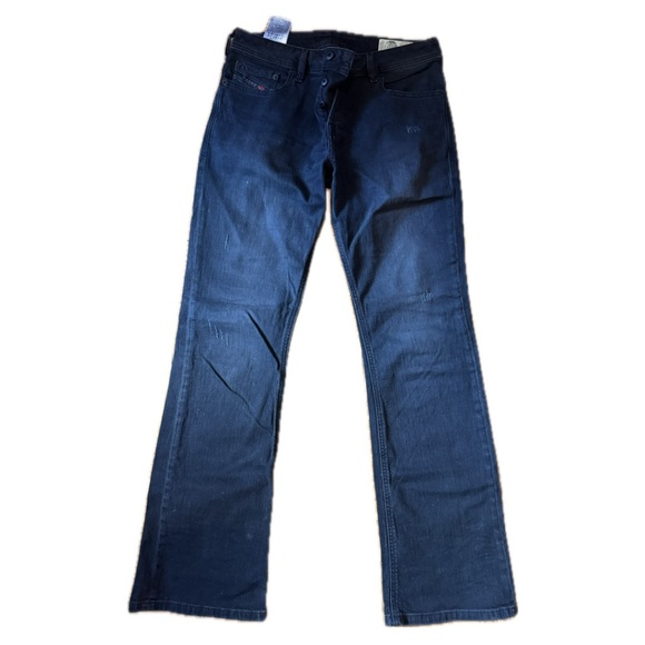 Diesel Black Bootcut Jeans